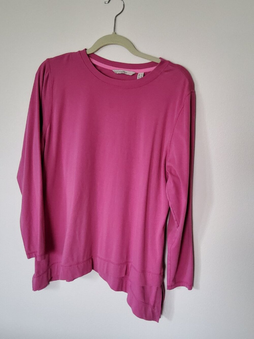 Isaac Mizrahi Live Dusty Rose Tunic top size L